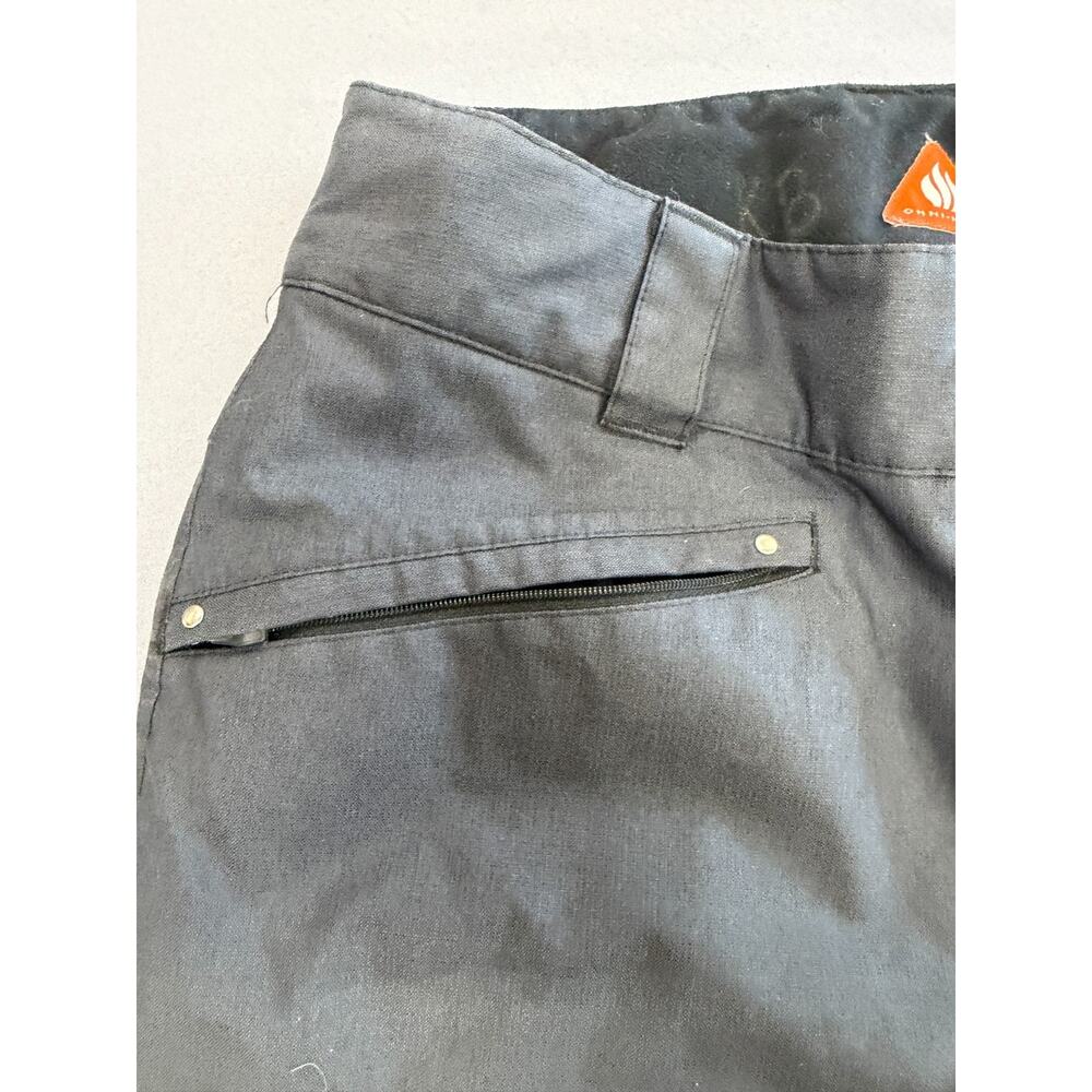 Columbia Omni-Tech Snow Pants Women’s Small Dark Gray Waterproof Ski Snowboard - Picture 5 of 8